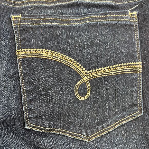 Lee Riders Midrise BootCut Dark Wash Jeans Stretch Denim Size 16P - Picture 11 of 13